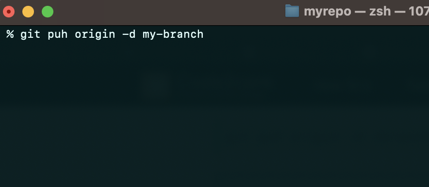 Git Delete Remote Branch